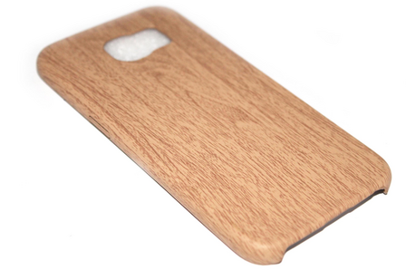 Houten hoesje bruin Samsung Galaxy S6 Edge