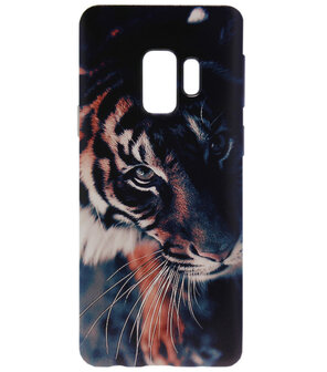 ADEL Siliconen Back Cover Softcase Hoesje voor Samsung Galaxy S9 - Tijger