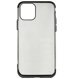 ADEL Siliconen Back Cover Softcase hoesje voor iPhone 11 - Bling Bling Zwart