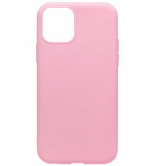 ADEL Siliconen Back Cover Softcase hoesje voor iPhone 11 - Roze