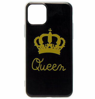 ADEL Siliconen Back Cover Softcase hoesje voor iPhone 11 Pro - Queen