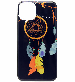 ADEL Siliconen Back Cover Softcase hoesje voor iPhone 11 Pro - Donkere Dromenvanger