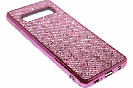 Bling bling hoesje roze Samsung Galaxy S10e