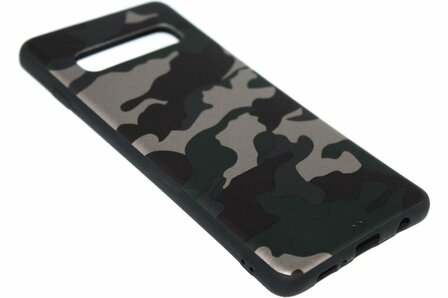 Groene camouflage back cover Samsung Galaxy S10e
