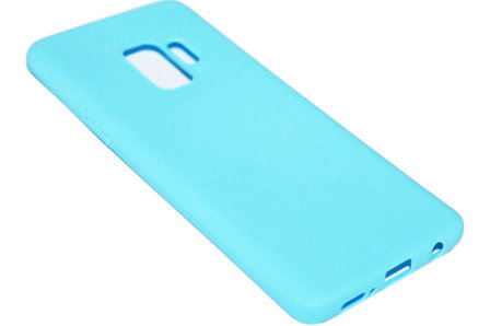 Blauw siliconen hoesje Samsung Galaxy S9 Plus