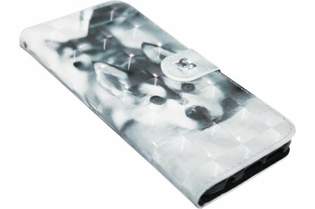 Honden kunstleer hoesje Samsung Galaxy S8 Plus