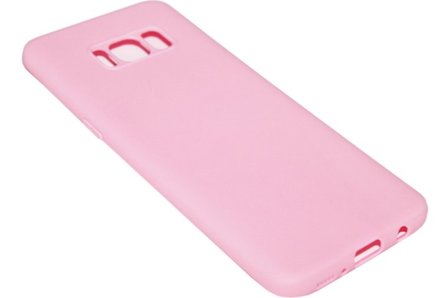 Roze siliconen hoesje Samsung Galaxy S8 Plus