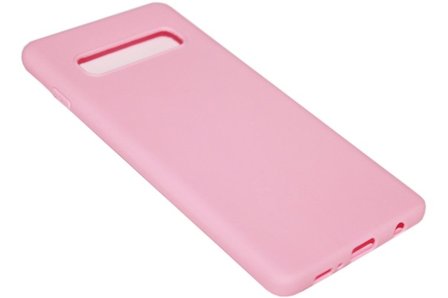 Roze siliconen hoesje Samsung Galaxy S10e