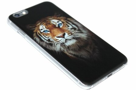 ADEL Kunststof Back Cover Hoesje voor iPhone 6(S) Plus - Tijger