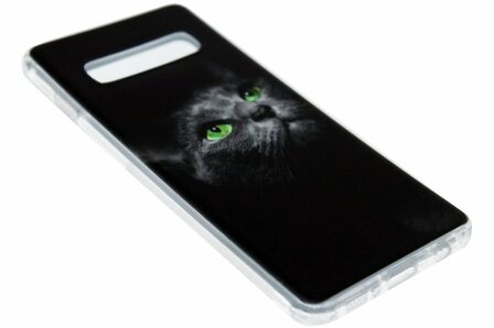 ADEL Siliconen Back Cover Hoesje voor Samsung Galaxy S10e - Katten