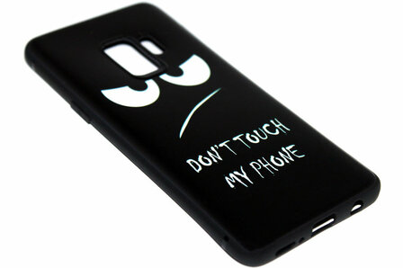 ADEL Siliconen Back Cover Hoesje voor Samsung Galaxy S9 - Don&#039;t Touch My Phone