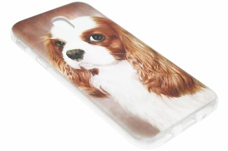 ADEL Siliconen Softcase Back Cover Hoesje voor Samsung Galaxy J5 (2017) - Cavalier King Charles Spaniel Hond