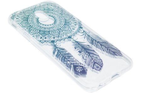 ADEL Siliconen Softcase Back Cover Hoesje voor Samsung Galaxy J3 (2017) - Mandala Dromenvanger