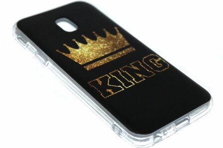 King siliconen hoesje Samsung Galaxy J3 (2017)