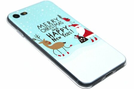 Kerstmis Merry Christmas hoesje iPhone 8 Plus/ 7 Plus