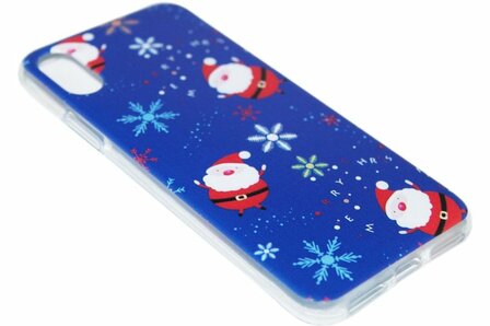 Kerstmis kerstmannen hoesje iPhone XR