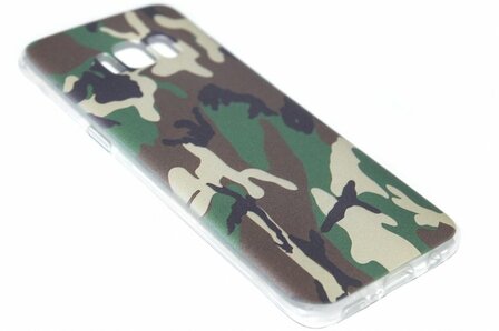 Camouflage hoesje siliconen Samsung Galaxy S8 Plus