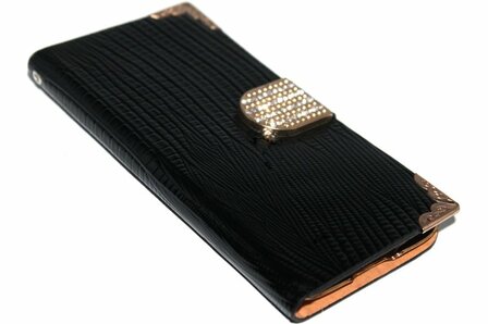 Bling bling hoesje kunstleer Samsung Galaxy S5 (Plus) / Neo