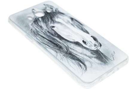 Paarden hoesje siliconen Samsung Galaxy J5 (2016)