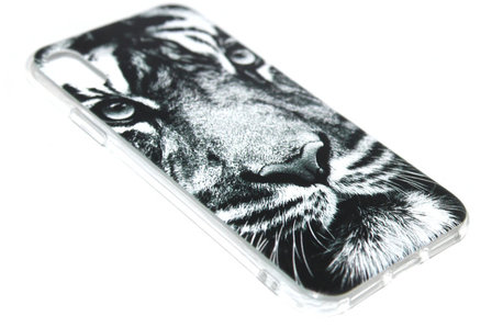 Tijger hoesje siliconen iPhone XR