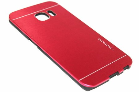 Aluminium hoesje rood Samsung Galaxy S6 Edge