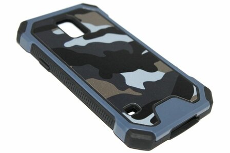 Camouflage hoesje blauw Samsung Galaxy S5 (Plus) / Neo