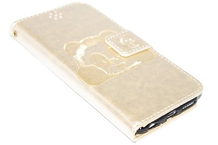 Panda hoesje goud iPhone 6(S) Plus