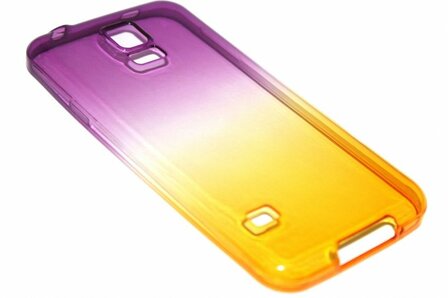 Siliconen hoesje paarsgeel Samsung Galaxy S5 (Plus) / Neo