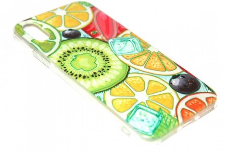 Fruit hoesje siliconen iPhone XS/ X