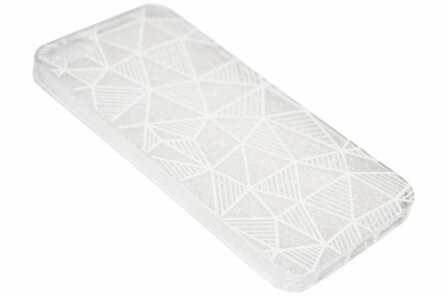 Driehoeken hoesje siliconen iPhone 5 / 5S / SE