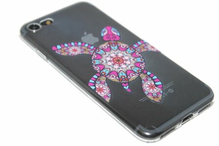 Schildpad hoesje siliconen iPhone SE (2022/ 2020)/ 8/ 7