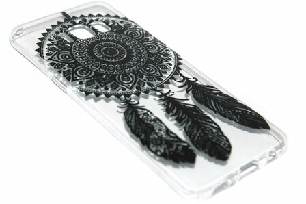 Mandala dromenvanger hoesje zwart Samsung Galaxy S8 Plus