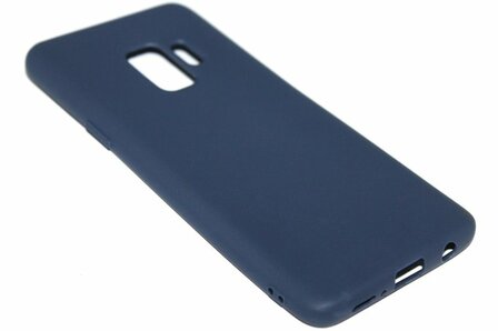 Donkerblauw siliconen TPU hoesje Samsung Galaxy S9