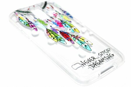 Dromenvanger kleur hoesje siliconen Samsung Galaxy S5 (Plus) / Neo