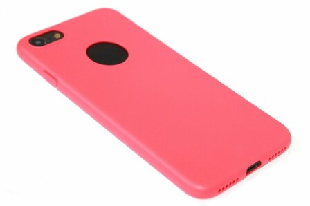 Siliconen hoesje rood iPhone 6 / 6S