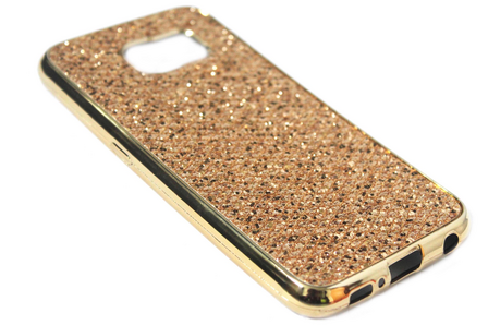 Bling bling hoesje goud Samsung Galaxy S6