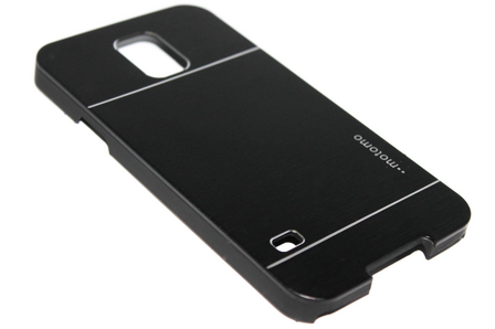 Aluminium hoesje zwart Samsung Galaxy S5 (Plus) / Neo