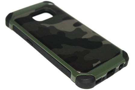 Camouflage hoesje kunststof Samsung Galaxy S7 Edge