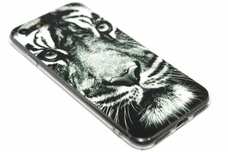 Tijger hoesje siliconen iPhone SE (2022/ 2020)/ 8/ 7