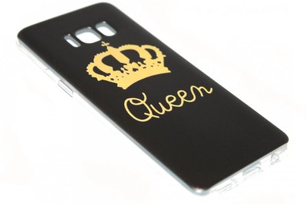 Goud Queen hoesje Samsung Galaxy S8