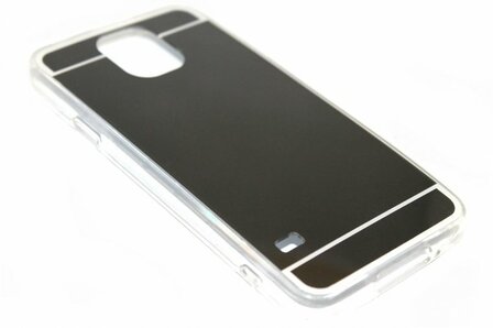 Spiegel hoesje zwart Samsung Galaxy S5 (Plus) / Neo