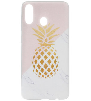 ADEL Siliconen Back Cover Softcase Hoesje voor Samsung Galaxy A40 - Ananas