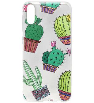 ADEL Siliconen Back Cover Softcase Hoesje voor Samsung Galaxy A50(s)/ A30s - Cactus