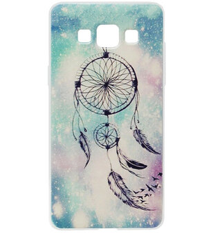 Motel doolhof lawaai ADEL Siliconen Back Cover Softcase Hoesje voor Samsung Galaxy A5 (2015) -  Dromenvanger Blauw - Origineletelefoonhoesjes.nl