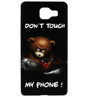 ADEL Siliconen Back Cover Softcase Hoesje voor Samsung Galaxy A3 (2016) - Don&#039;t Touch My Phone Beer