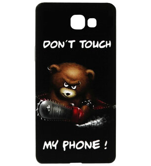 ADEL Siliconen Back Cover Softcase Hoesje voor Samsung Galaxy A3 (2017) - Don&#039;t Touch My Phone Beer