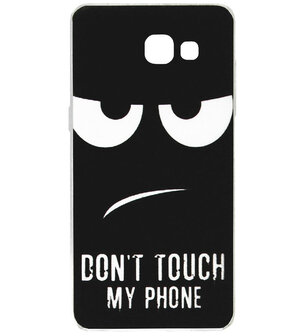ADEL Siliconen Back Cover Softcase Hoesje voor Samsung Galaxy A5 (2017) - Don&#039;t Touch My Phone
