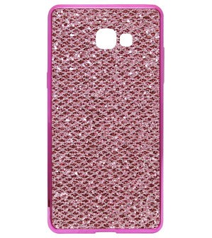 ADEL Siliconen Back Cover Softcase Hoesje voor Samsung Galaxy A5 (2017) - Bling Bling Roze