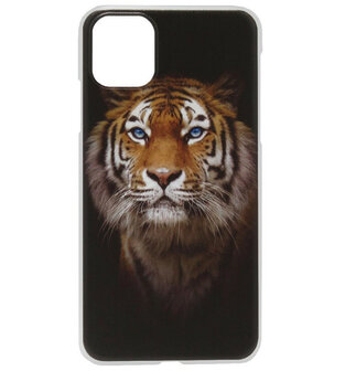 ADEL Kunststof Back Cover Hardcase Hoesje voor iPhone 11 Pro - Tijger