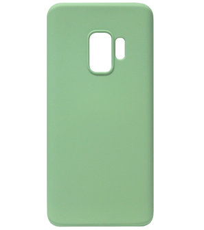 ADEL Premium Siliconen Back Cover Softcase Hoesje voor Samsung Galaxy S9 - Groen